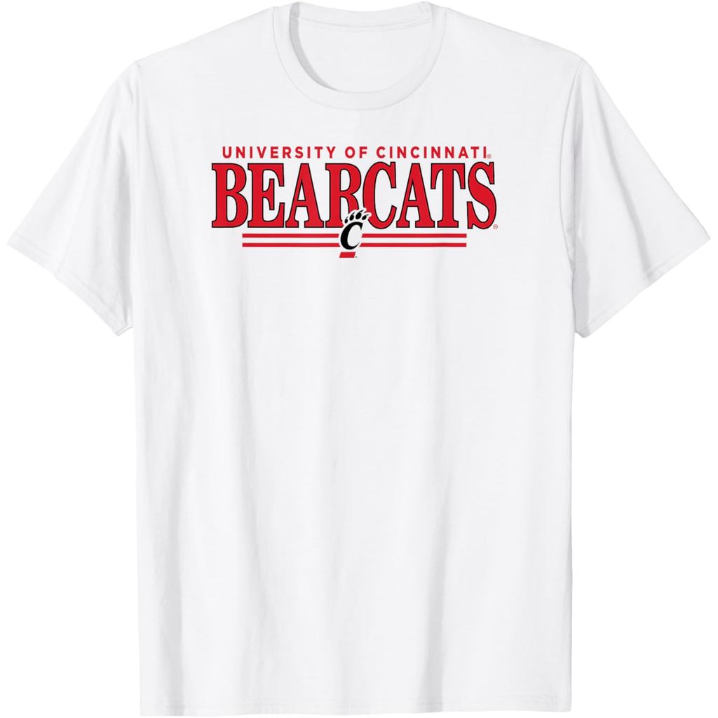 เสื้อยืดลิขสิทธิ์แท้ Cincinnati Bearcats Regalia สีขาว