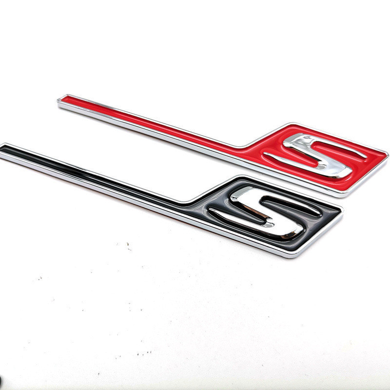 เหมาะสําหรับ Mercedes-Benz Benz C63S GLS63S CLA45S GTS ดัดแปลงโลโก้รถ AMG ด้านหลังโลโก้คํารถสติกเกอร