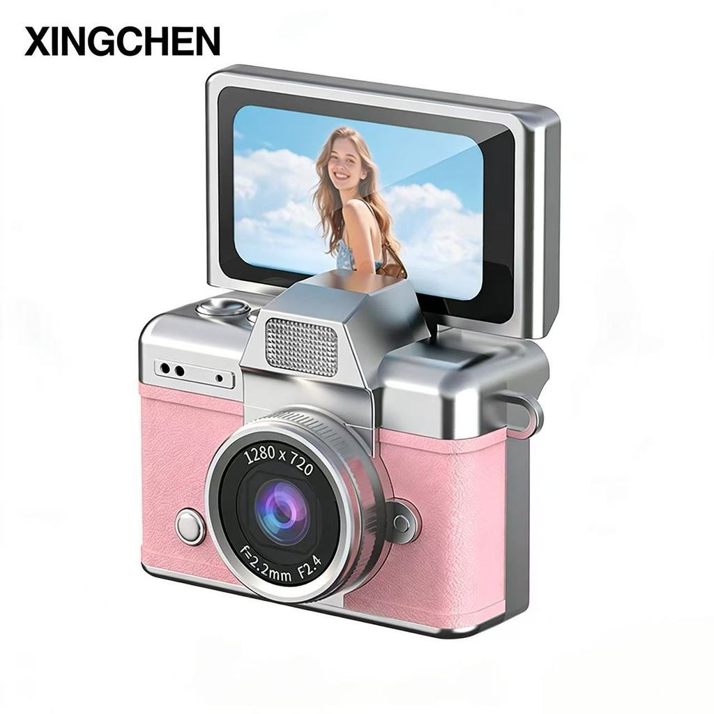 ซิงเชน 1080พี กล้องดิจิตอลย้อนยุค ซีซีดี มินิแคมพร้อมหน้าจอกีฬากลางแจ้งในร่มแบบพกพาวินเทจขนาดเล็กมากกล้องวิดีโอบันทึกวิดีโอ