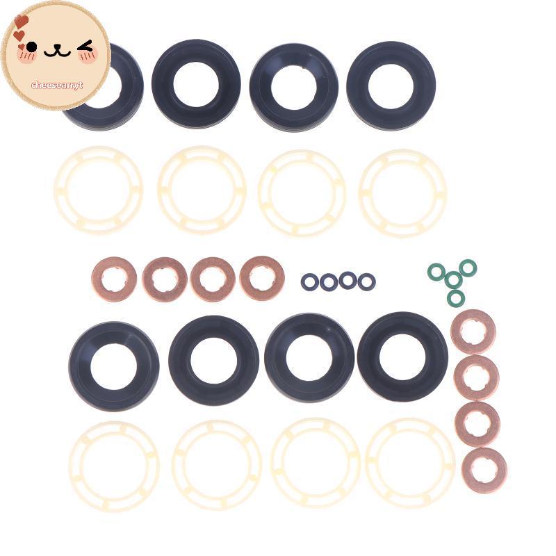 Chee 1.6 HDi หัวฉีดดีเซลซีลเครื่องซักผ้า Protector O-แหวนชุดสําหรับ 207 307 407 Partner Citroen C2 C