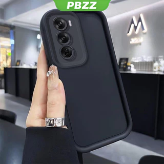 PBZZ FOR เคส สําหรับ OPPO reno 12 pro 5g reno 12 5g เคสโทรศัพท์ Softcase ซิลิโคนกันกระแทกออกแบบใหม่ความงามการ์ตูนแมวพร้อมที่วางสําหรับกระจก JTMMZJ01