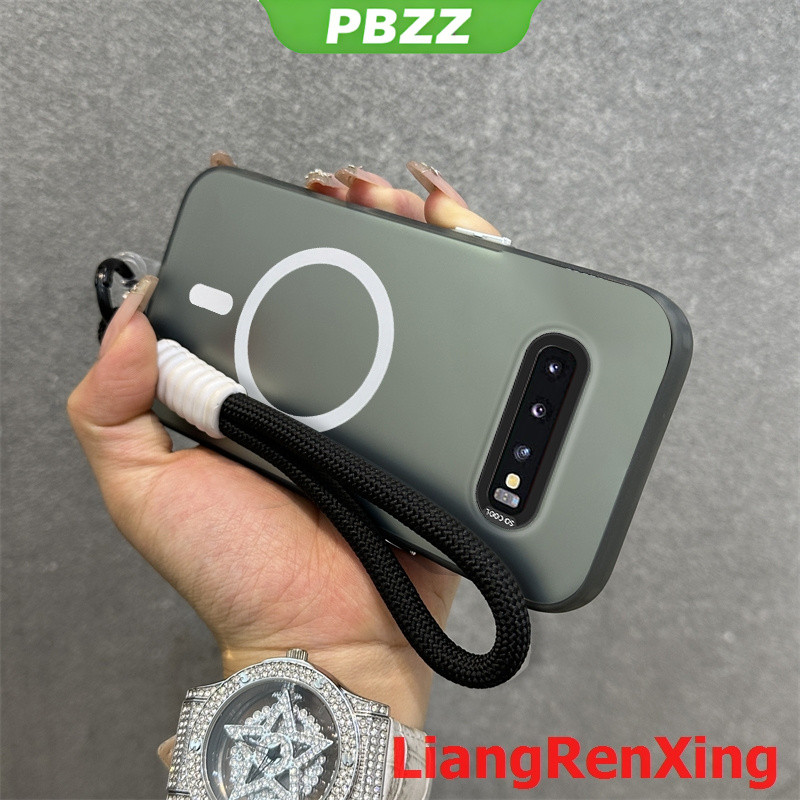 PBZZ เคสสําหรับ SAMSUNG S10 PLUS SAMSUNG S10 PRO samsung s10 เคสโทรศัพท์เคสแข็ง TPU กันกระแทกออกแบบใหม่ความงามพร้อมที่วางและเชือกเส้นเล็กน่ารัก CYDTBS02