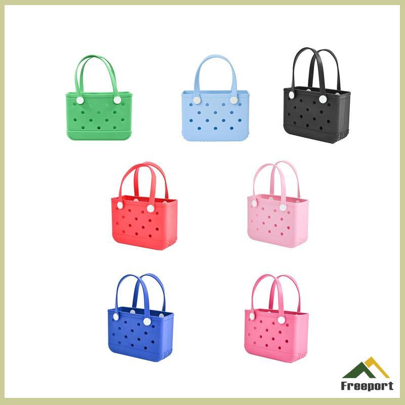 [Szgqmyyx1] Beach Tote Bag กระเป๋าถือกันน้ําแบบพกพา Beach Hole Bag Kids Beach Bag