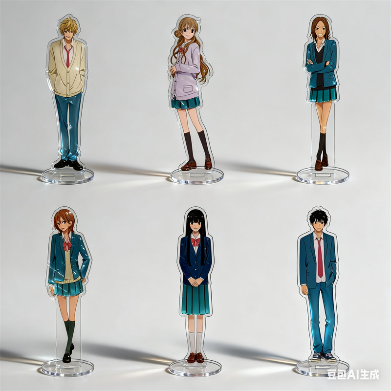 Kimi Ni Todoke: จาก Me To You อะนิเมะอะคริลิคพวงกุญแจรุ่นแผ่นรูปแสดงแฟนอุปกรณ์เสริมตกแต่งโต๊ะ