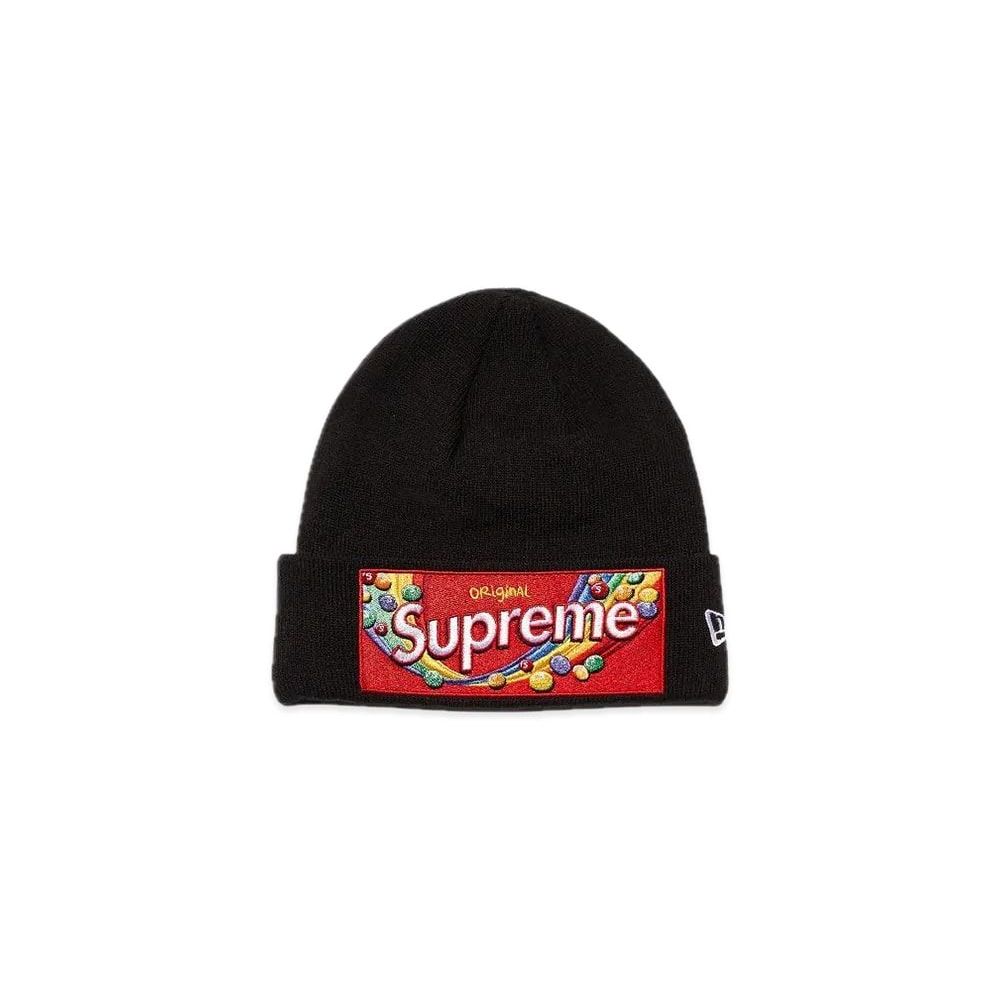 Supreme Skittles New Era Beanie Black Unused