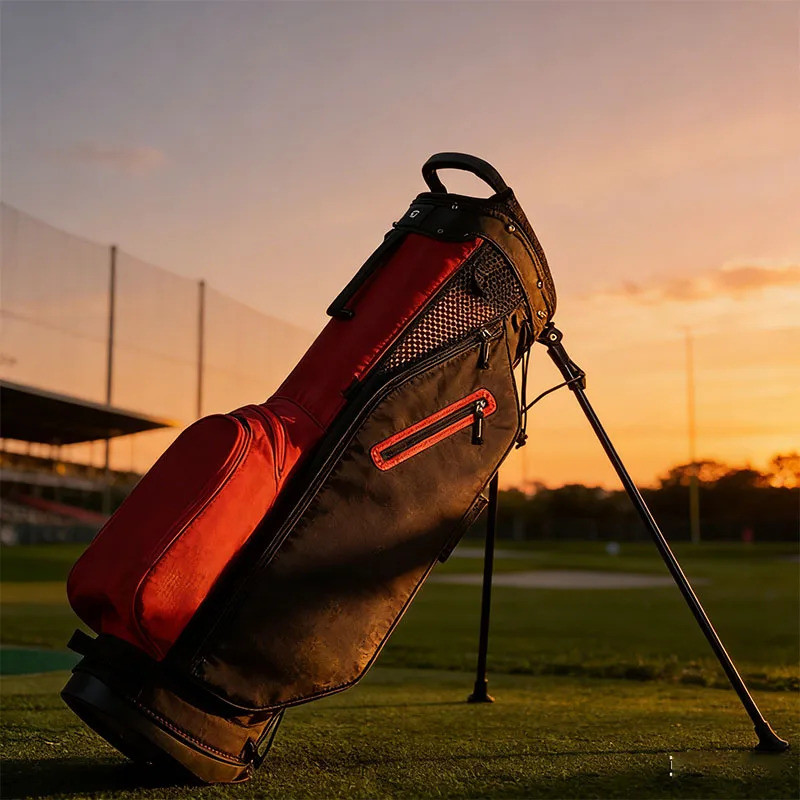 JBoss Golf คุณภาพสูงโลโก้ที่กําหนดเอง 5 14-Dividers กันน้ํา PU หนังกอล์ฟกระเป๋าน้ําหนักเบาถุงกอล์ฟ