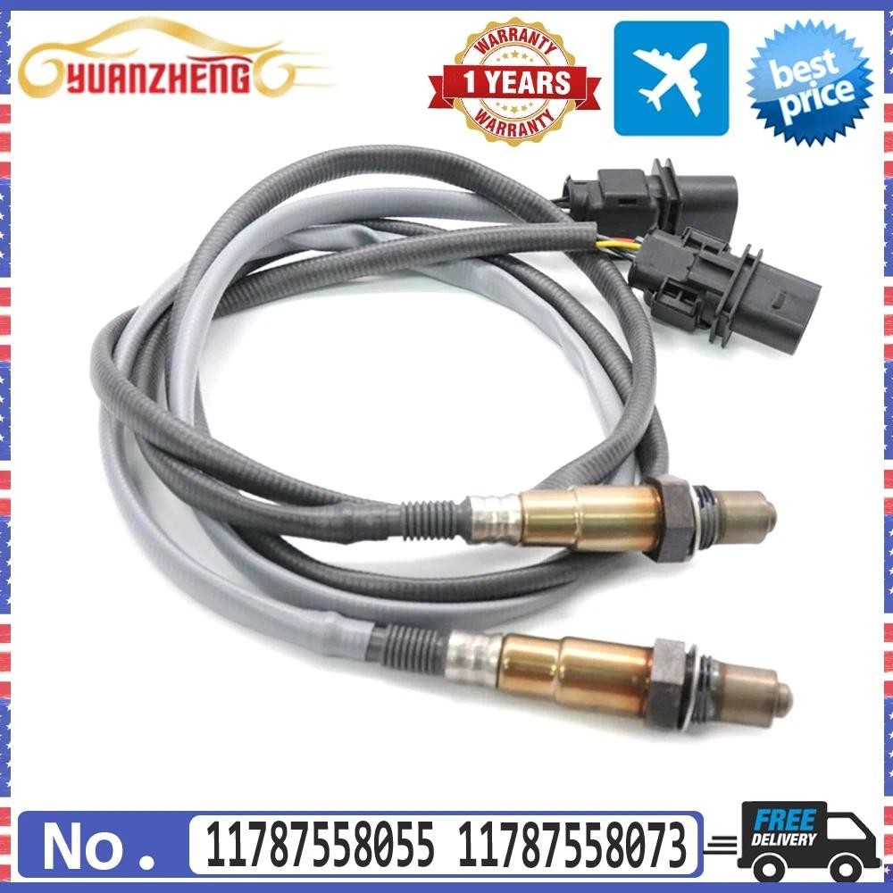 เซ็นเซอร์ออกซิเจน Lambda 2x ด้านหลังต้นน้ํา 11787558055 11787558073 สําหรับ BMW 3 5 6 7 X1 130i 125i