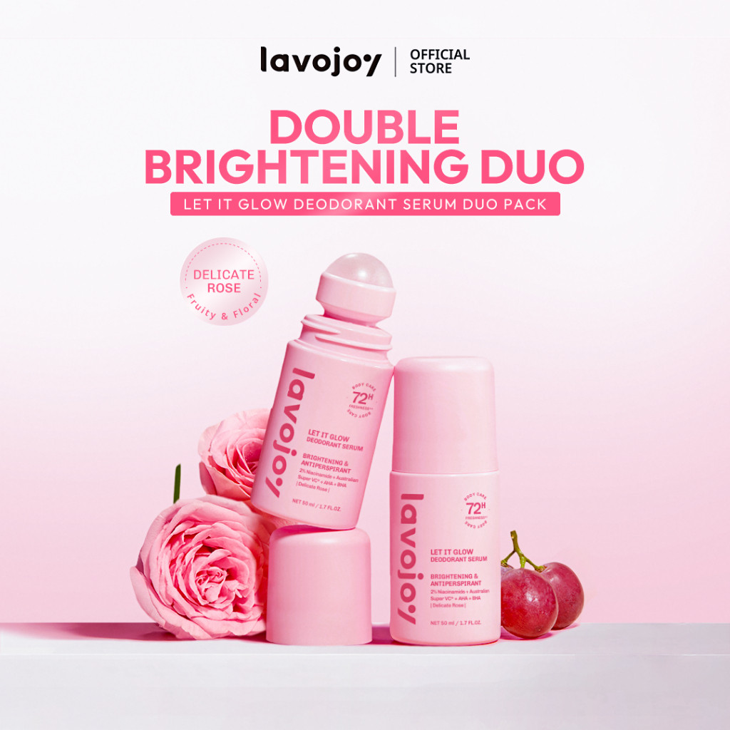 Double Brightening Duolavojoy Let It Glow Deodorant 50ml | ความสดชื่น 72 ชั่วโมง