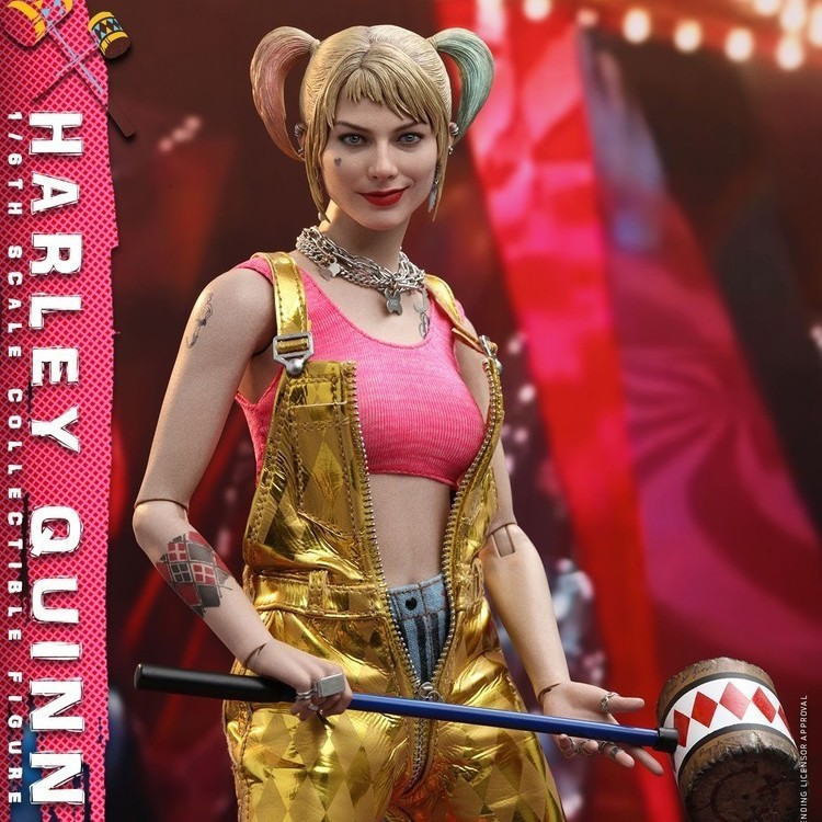 ยี่ห้อใหม่ HotToys1/6 MMS565 DC < Raptor Squad > Harley Quinn Harley.Quinn Action Figure รูป