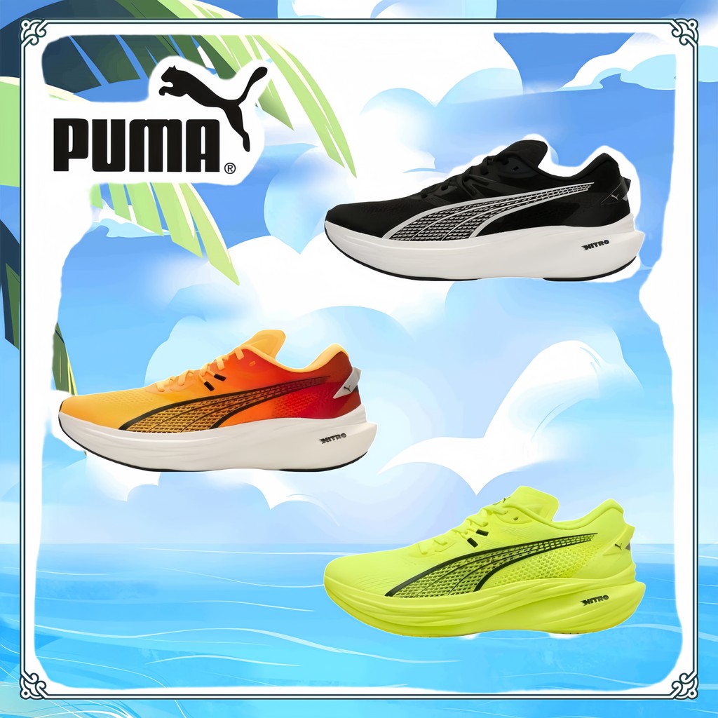 ของแท้ 100 %PUMA Deviate NITRO 3Unisex ผู้ชาย&ผู้หญิงยั่งยืน