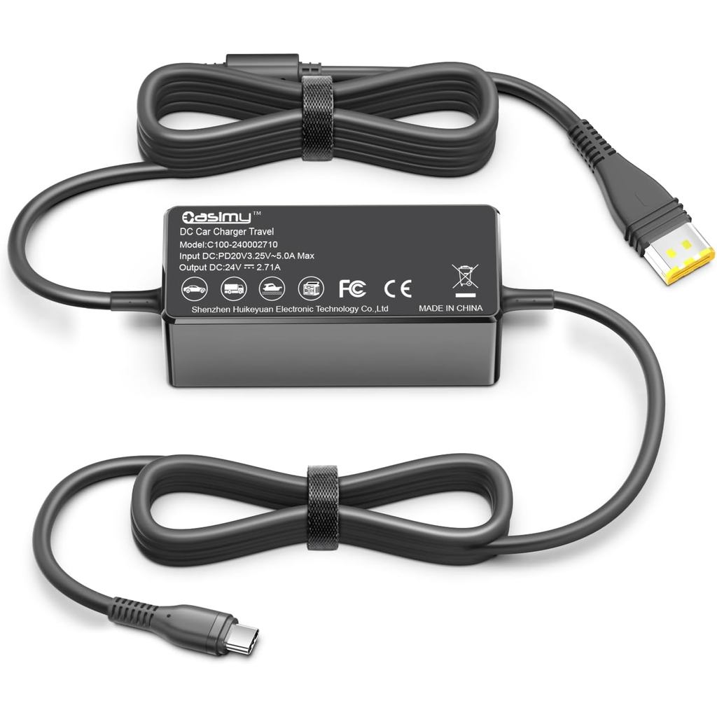 PD USB-C 20V DC Coverter สายชาร์จสายไฟใช้งานร่วมกับ ResMed AirSense 11 Air 11 Airmini 65W 20W ResMed CPAP ถึง 24V CPAP แบตเตอรี่สํารองอะแดปเตอร์ Charger แหล่งจ่ายไฟ
