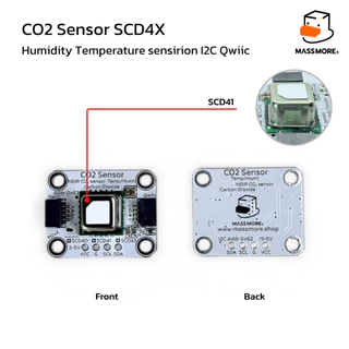 โมดูล CO2 Sensor ชิพแท้ SCD40 SCD41 CO₂ Humidity Temperature sensirion I2C Qwiic Massmore