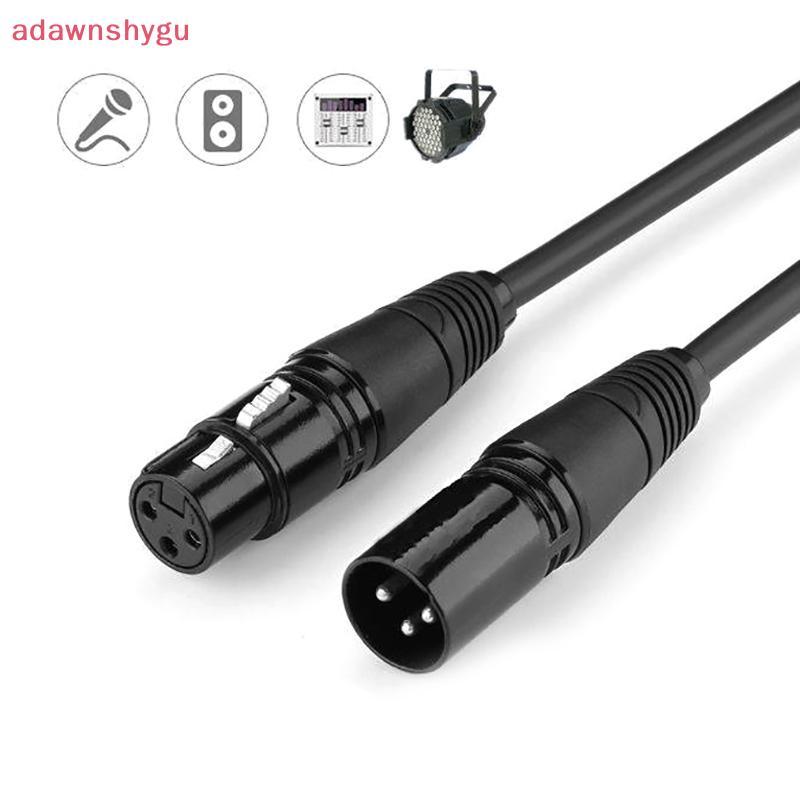 Adagu DMX 3-PIN DMX512 ชายหญิงสาย LED PAR ไฟเวที DMX สัญญาณ Dj อุปกรณ์ DMX512 สัญญาณสาย Xlr Connecto