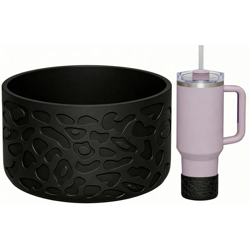 สําหรับ Stanley อุปกรณ์เสริม,Lerpard แกะสลักซิลิโคน Boot สําหรับ Stanley 40oz 30oz 20oz & Hydro Flas