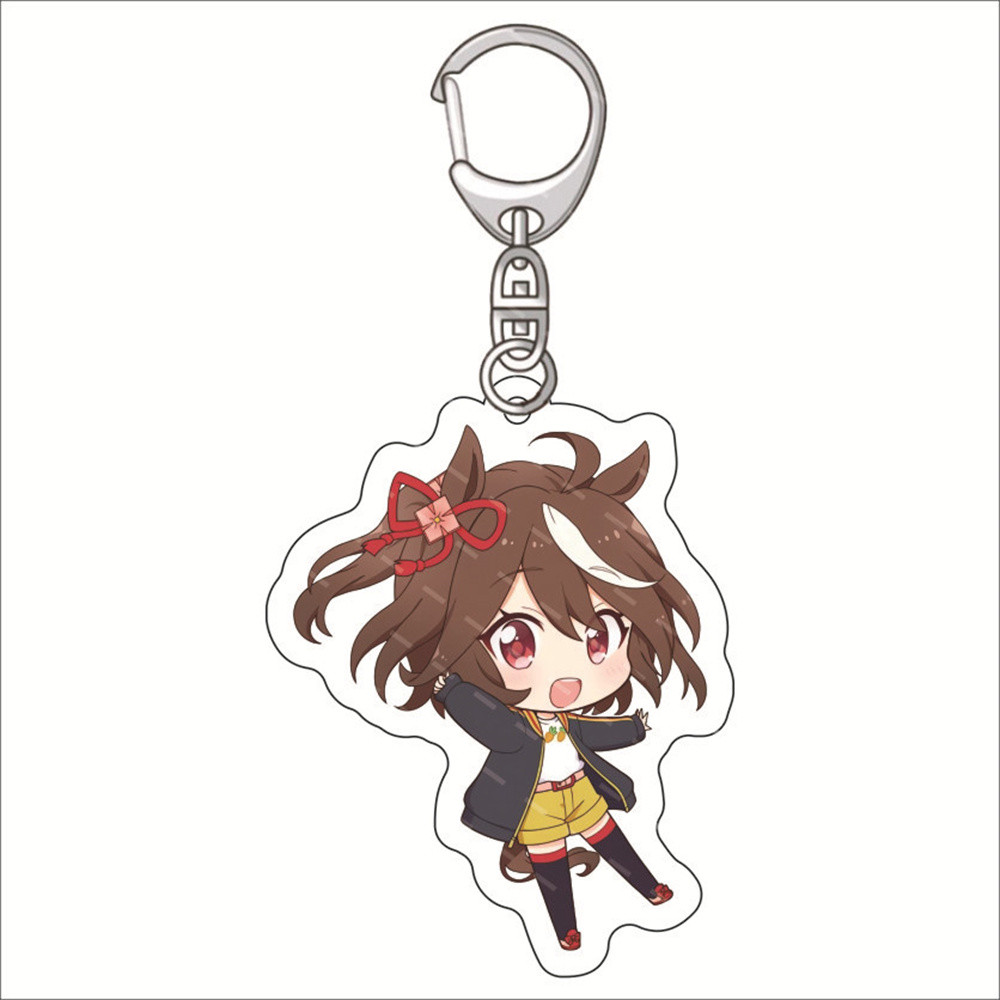 6 ซม.น่ารักอะนิเมะ Pretty Derby ตัวเลข Agnes Tachyon Mejiro McQueen Narita Taishin คอสเพลย์อะคริลิคพ