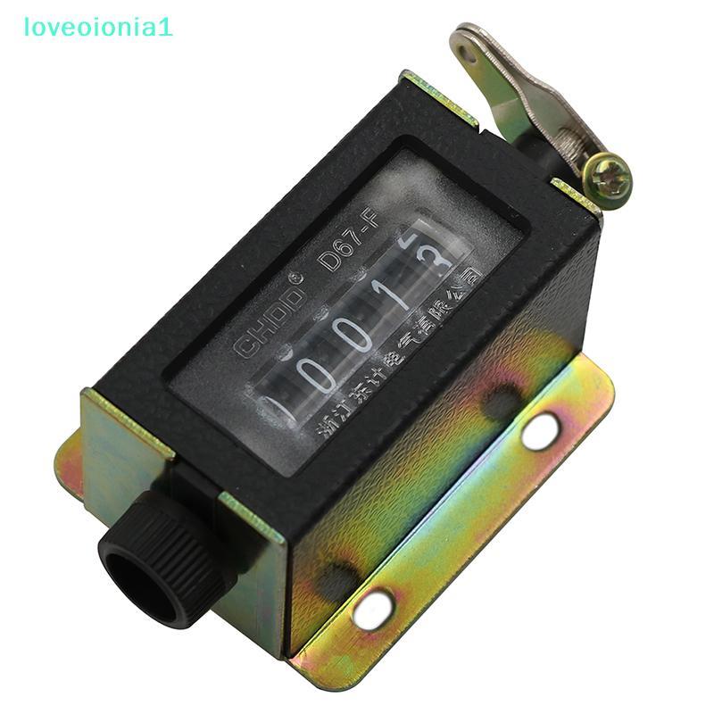 loveoionia1 Counter 0 ~ 99999 D67-F Mechanical ใหม่ 5 หลัก Tally Manual Hand Cli IA