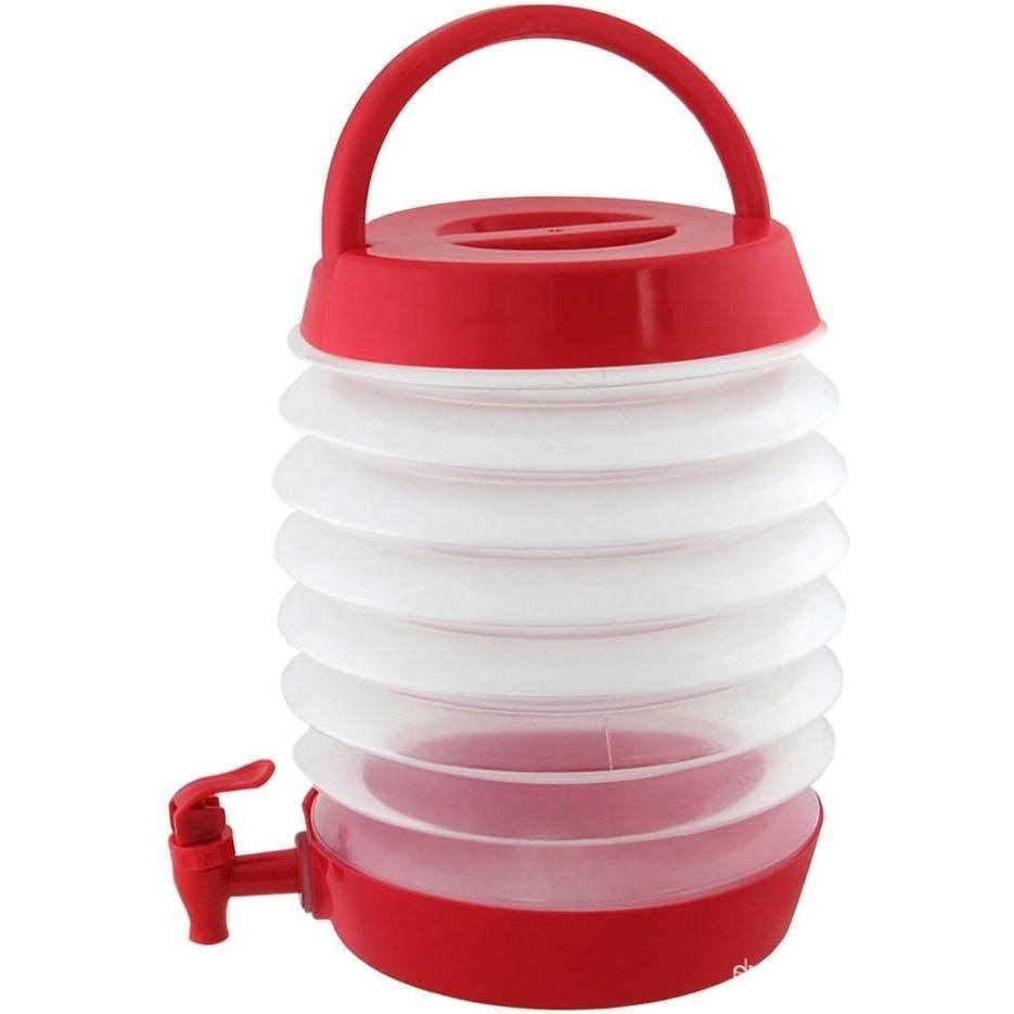 Collapsible Beverage Dispenser Good for Picnics Parties Etc. Holds Over One Gallon