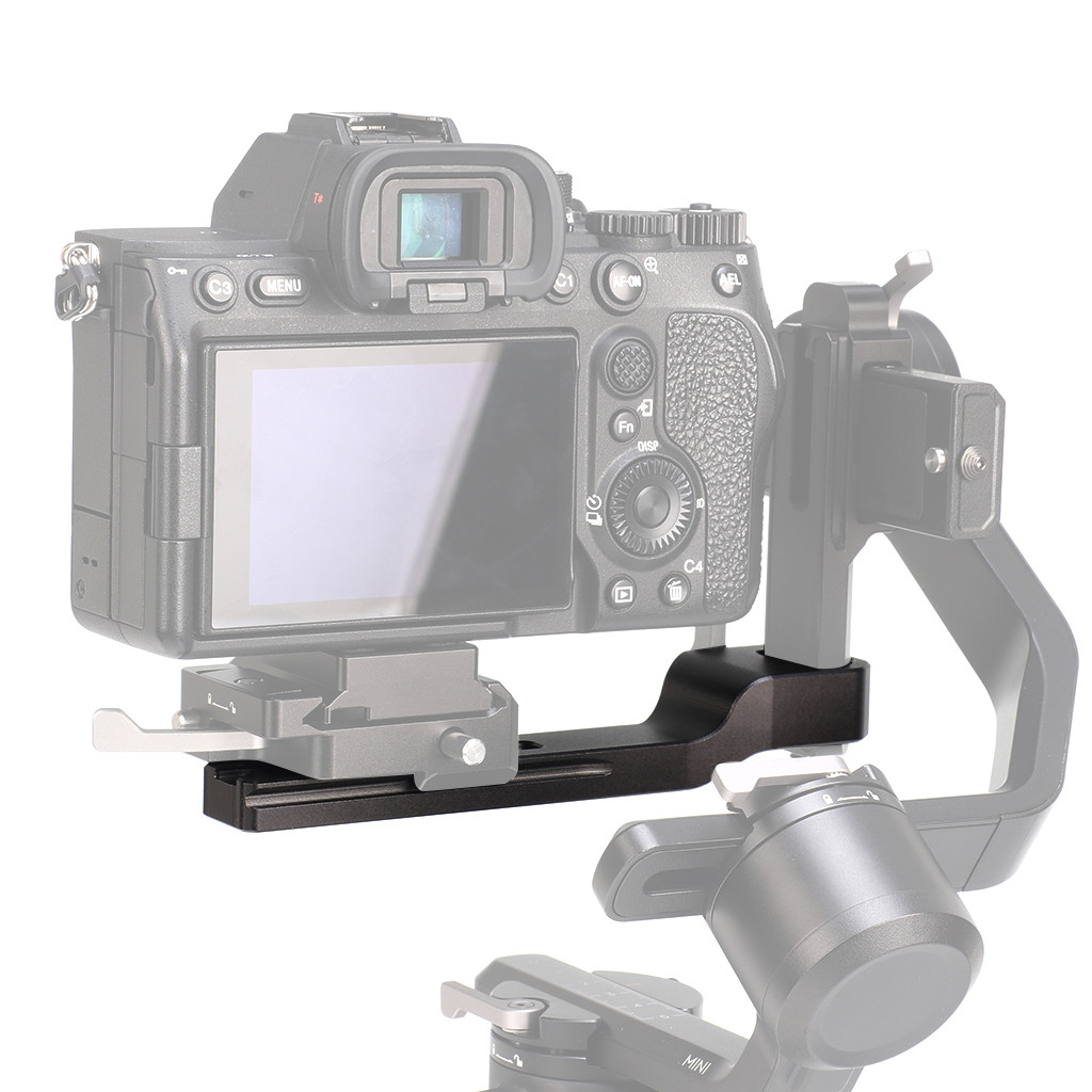 XT-XINTE เข้ากันได้กับ DJI Ronin RS3 Mini Gimbal Stabilizer กล้อง DSLR Quick Release Plate Mount Ext