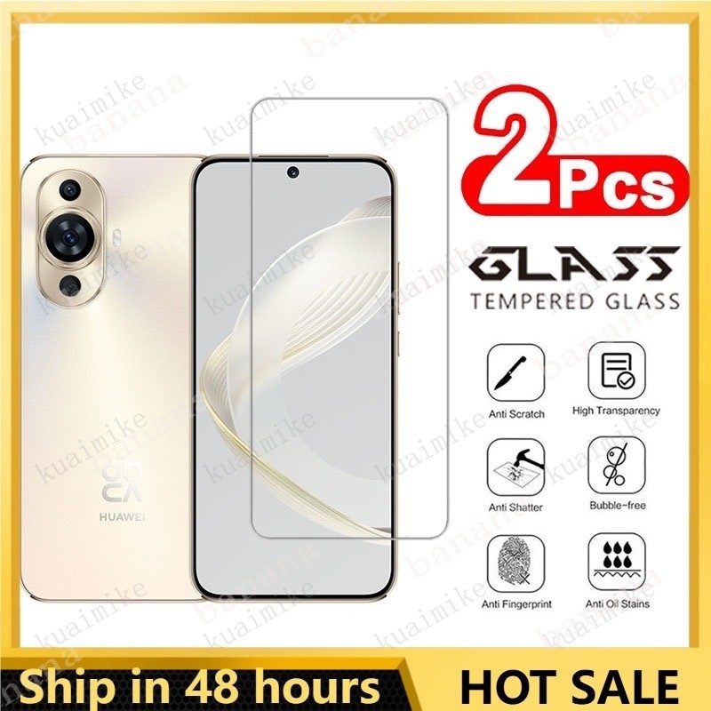 2 PCS Huawei Nova 11 ฟิล์มกระจกนิรภัยสําหรับ Huawei Nova 11i 10 9 7 SE 8i 7i 5T 3i Y90 Y70 Y61 ป้องก