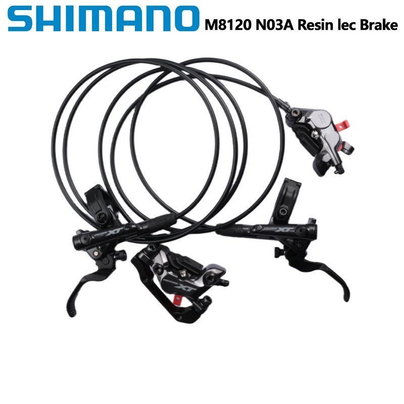 Shimano XT SLX M8120 M7120 M6120 MT420 ระบบเบรกไฮดรอลิกลูกสูบ 4 ตัว สำหรับจักรยาน MTB และการขี่ลงเนิ