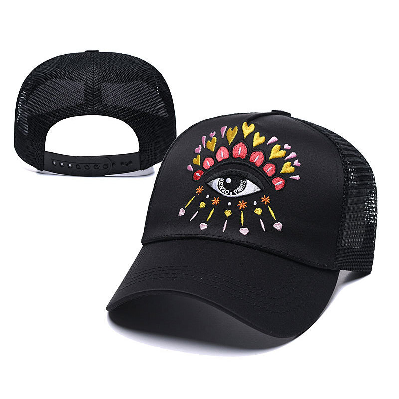 หมวกเบสบอล KENZO Bay Brim สำหรับทุกเพศ ทำจากผ้าฝ้ายแท้ มีคุณสมบัติกันแดด