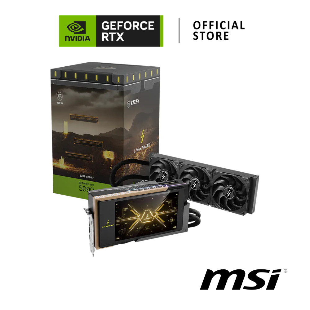 MSI GeForce RTX™ 5090 32G LIGHTNING Z VGA Card การ์ดจอ