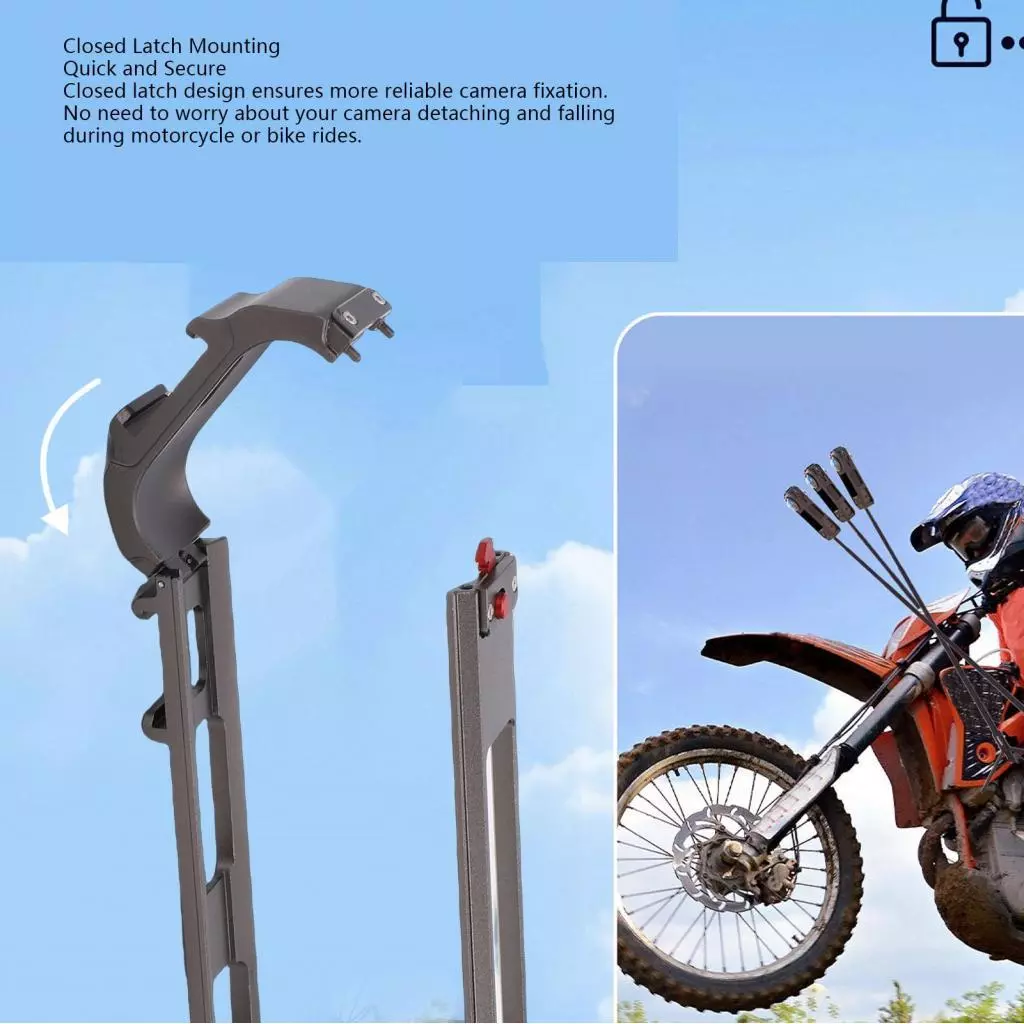 กรงป้องกันกล้อง Insta360 X4 พร้อม Dual Cold Shoe Mount thumbnail 5
