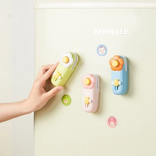 เครื่องซีลถุง 2in1 เครื่องซีลปากถุง เครื่องซีลถุงพลาสติก แบบพกพา มีใบมีดตัด แม่เหล็กติดตู้เย็น ถนอมอาหาร