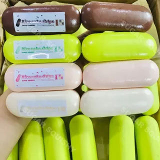 STARX 6 สีแถบยาว Thumb Rice Cake Squishy ของเล่น - Mochi Bun Slow Rebound Squishy - ความเครียดบรรเทา Super Soft & Moist | ของขวัญสําหรับเพื่อน เด็ก เด็กหญิง เด็กชาย