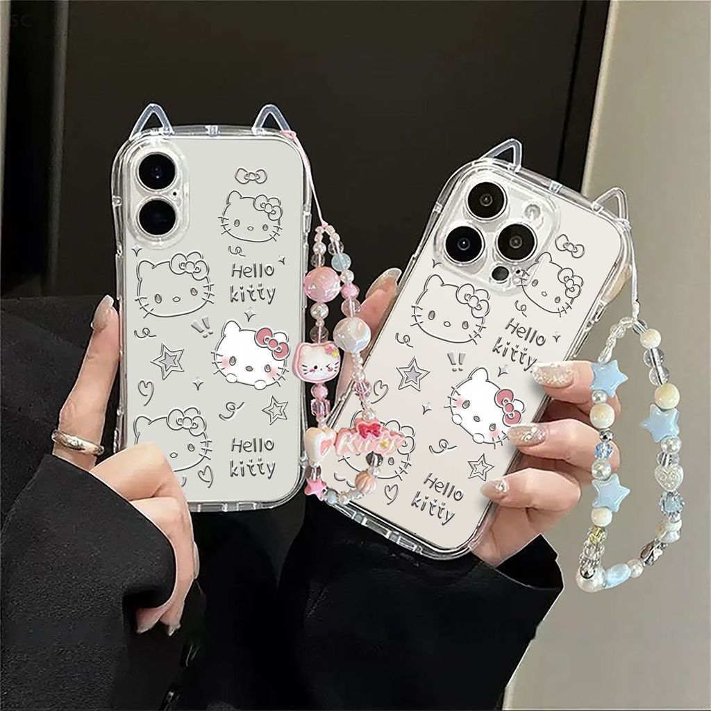 เคสโทรศัพท์ K80/70 Pro ใส Note 15/14/13 หูแมว 12R Pro