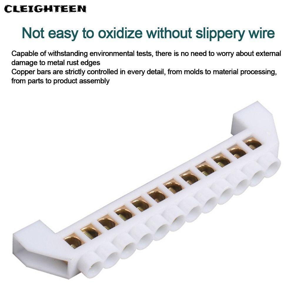CLEIGHTEEN Zero Row, ทองเหลืองพร้อมรูสกรู Grounding Terminal Block, ตัวเชื่อมต่อไฟฟ้า Multi-specific