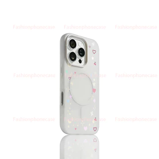 เคสแข็ง ลายการ์ตูน มีแม่เหล็ก ป้องกันรอย กันกระแทก เข้ากับ iPhone 12-17 Pro Max ทุกรุ่น XPGDCXK016