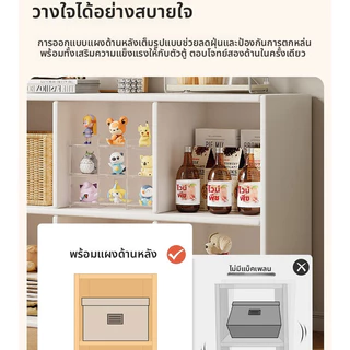 ชั้นเก็บของห้องนอนแบบตั้งพื้นตู้ตาข่ายด้านข้างผนังหวีอิสระตู้เก็บของที่เรียบง่ายการศึกษาชั้นวางหนังสือและตู้หนังสือครัวเรือนต่ําสําหรับห้องนั