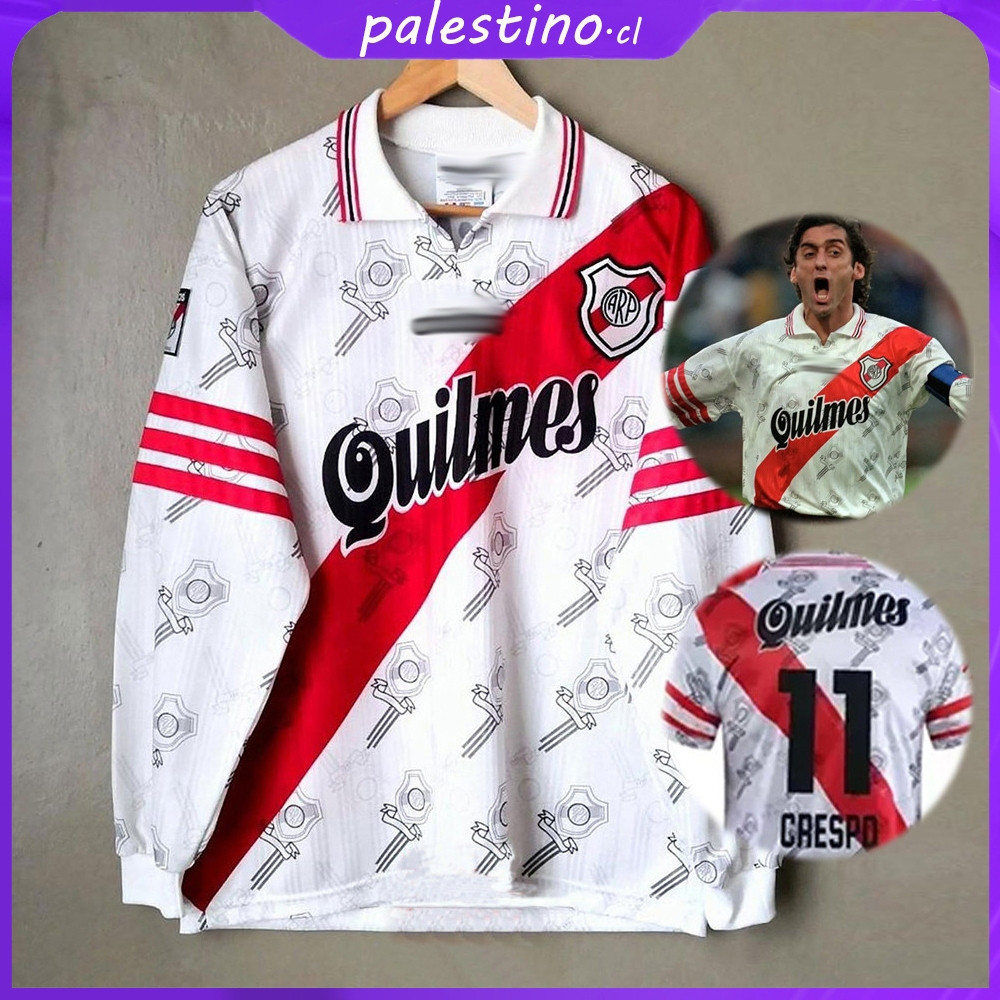 1996-1997 Retro River Plate Home Jersey เสื้อฟุตบอลแขนยาว Vintage Jersey