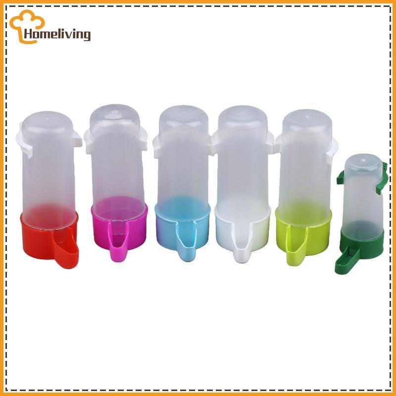 บ้าน 2/4/8/12 ชิ้นอัตโนมัติกรงแขวนนกแก้ว Feeder น้ํา 240ML Bird Feeder สําหรับขนาดเล็กขนาดกลางขนาดใหญ่นกกรงสัตว์เลี้ยงอุปกรณ์เสริม TH