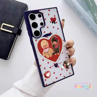สำหรับ Samsungกันกระแทก ผิวด้าน ลายหัวใจ ลิง ผีเสื้อ ดาว เคสแม่เหล็ก ส A56 A55 A36 A35 A26 A16 A15 A07 A06
