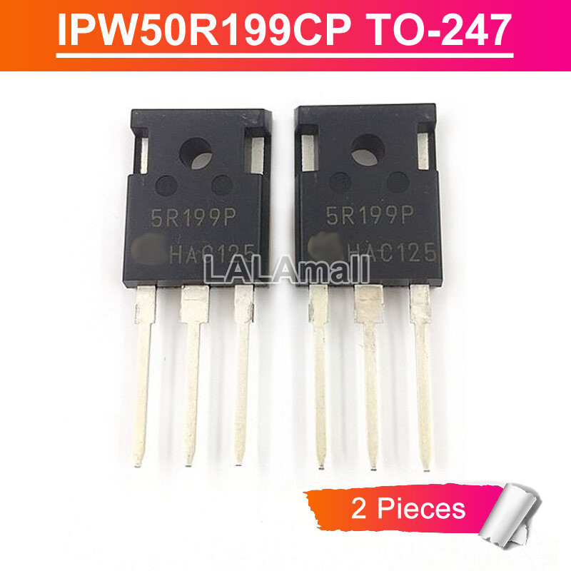 2 ชิ้น 5R199P TO-247 IPW50R199CP TO247 17A/500V N-Channel MOSFET ทรานซิสเตอร์ใหม่เดิม