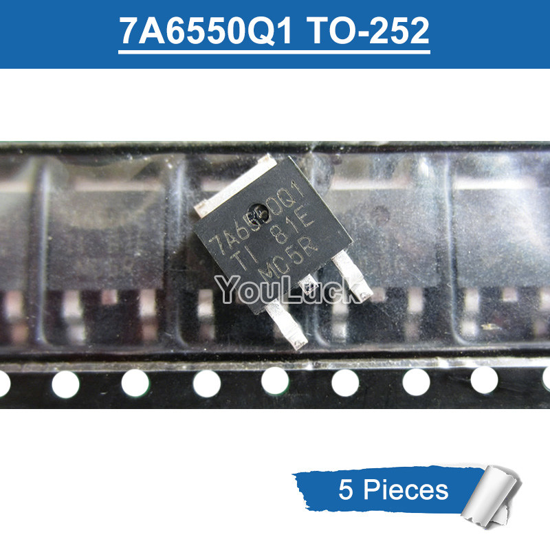 5pcs 7A6550Q1 TO-252 TPS7A6550QKVURQ1 300mA/40V Low Dropout เครื่องปรับแรงดันไฟฟ้าใหม่เดิม
