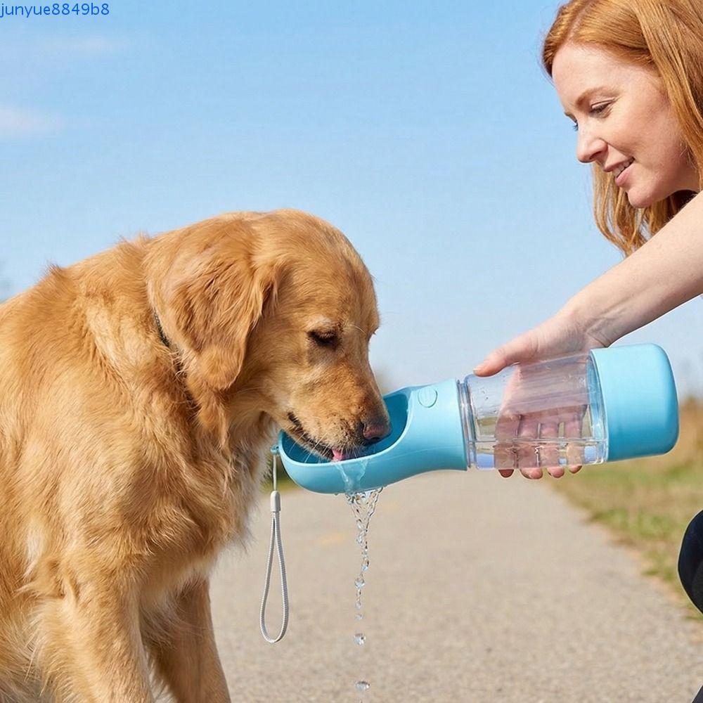 RADIX Pet Outdoor Companion Cup, 3 in 1 Leak Proof Dog Food Dispenser, Travel Pet Cup Plastic Portab