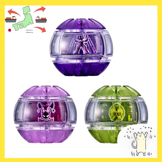 [Japanese Version] [BANDAI] Kamen Rider Zetsu DX Rider Capsule Set 03
