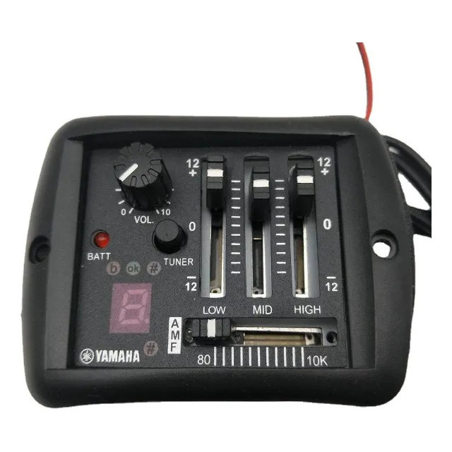 กีต้าร์โปร่ง Eqtuner Piezo Pickup Equalizer System