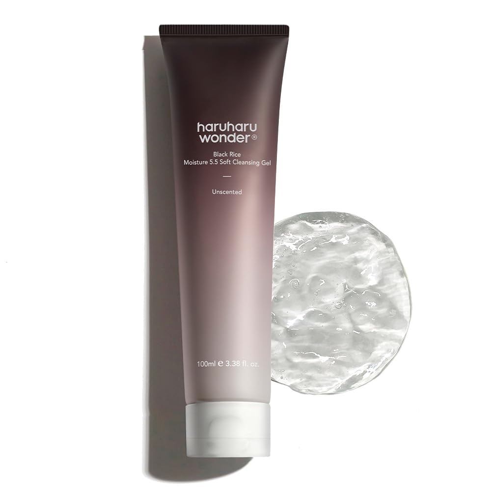 HARUHARU Wonderk Rice Moisture 5.5 Soft Capsules, Mild Daily Cleaner, ค่า pH ต่ํา 5.5, สมดุลความชุ่ม