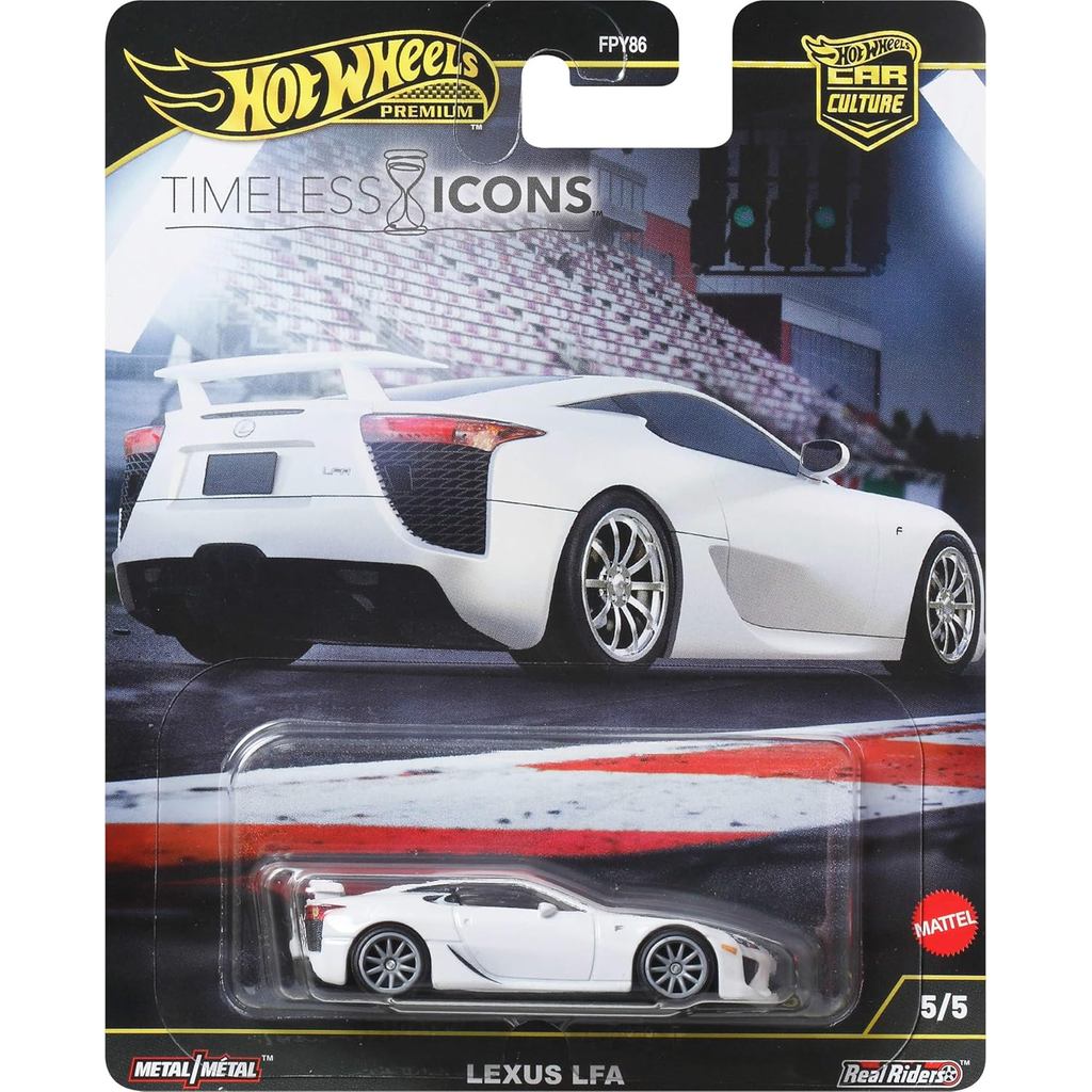 Hot Wheels Premium Car Culture Timeless Icons Lexus LFA JBK57