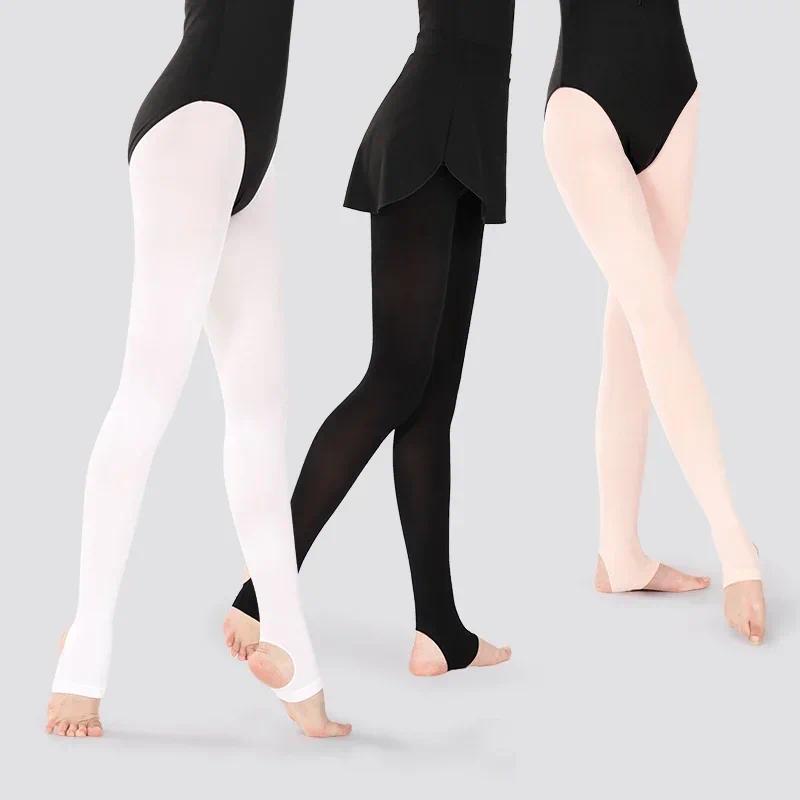 Ballet Tights Dance Stirrup Tights Ballet Stockings for Women Girl Skate Dance Gymnastic Tights Pant