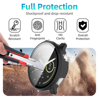 เคส TPU ใส for Smart Watch Garmin Forerunner 165/Forerunner 165 Music อุปกรณ์เสริมหน้าจอปกผิวเปลือกกลวง
