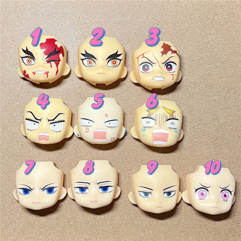 Gsc Nendoroid เปลี่ยน Face Demon Slayer Tanjiro Nezuko Zenitsu Inosuke Giyuu ob11 ตุ๊กตา A14