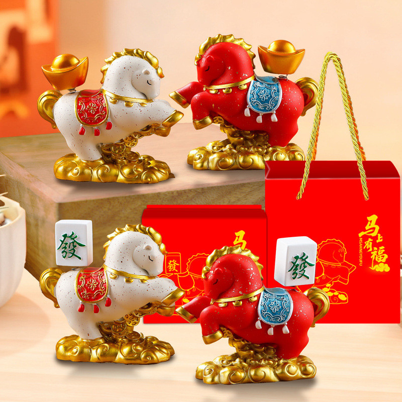 ม้าจีน ของแต่งบ้าน ตกแต่งโต๊ะ ตกแต่งบ้าน ตกแต่งห้อง ของตกแต่ง ตกแต่งคอม แต่งบ้าน ตกแต่งคาเฟ่ ตกแต่งรถ ตกแต่งสวน ตกแต่งประตู บ้านปลา ของขวัญปีม้า วัสดุเรซิ่น ของที่ระลึกน่ารัก สำหรับตั้งโต๊ะ รับทรัพย์ทันที คุณภาพดี - รูปที่ 3