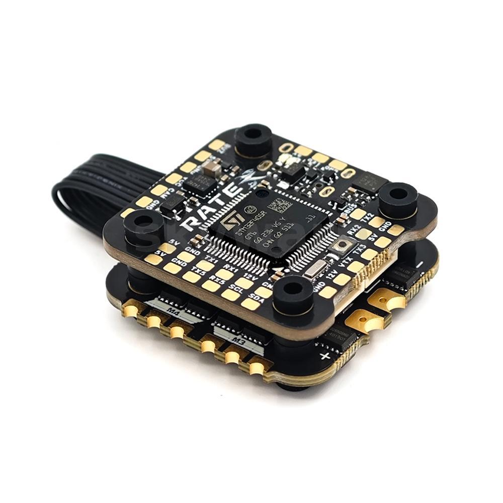 RATE F405 Mini Flight Control + 35A Mini AM32 ESC Stack 2-6S FPV Racing Drone