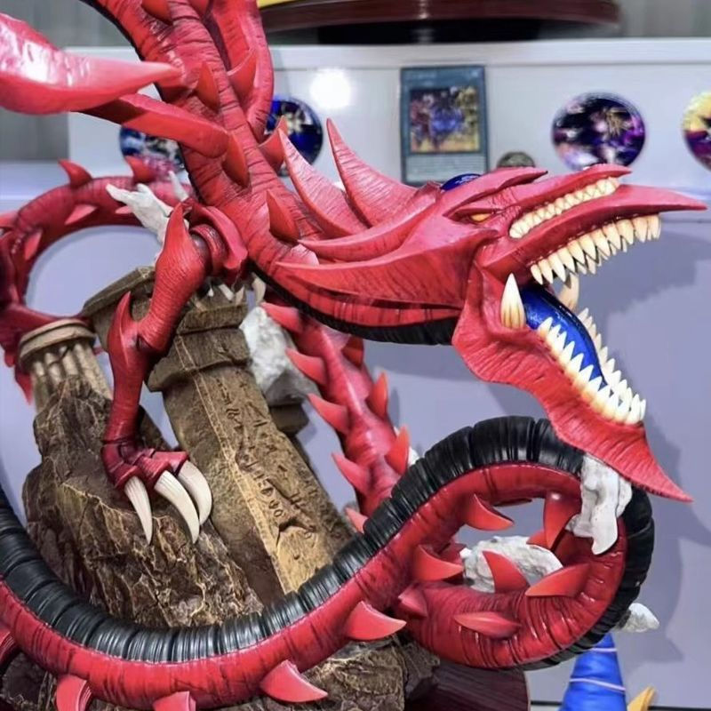 [สต๊อกพร้อม] Yu-Gi-Oh Yu-Gi-Oh-Oh-Oh-Oh-Oh-Oh-Oh-God Sky Dragon รูปปั้น [ Exclusive Limited] Yu @-