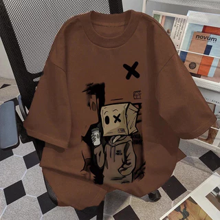 TEE·SHOP🍀 เสื้อยืด Oversize ลาย 'OX BOY' สไตล์เกาหลี เท่ห์มาก ใส่ได้ทั้งชายหญิง ผ้านุ่มสบายตัวทั้งวัน รองรับ COD 📦